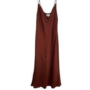 Park & Fifth Terracotta Drape Dress